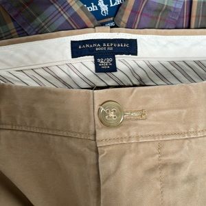 Banana Republic Khaki Boot Fit Pant
